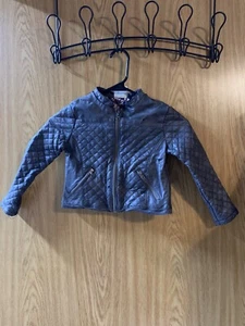 Girls Genuine Kids by Oshkosh Leather Feel Dress Jacket Brown Size 5T - Picture 1 of 7