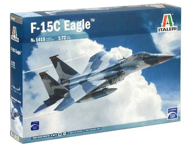 ITALERI 1:72 KIT AEREO AIRCRAFT - McDONNEL DOUGLAS F-15C EAGLE ART 1415 - Immagine 1 di 1