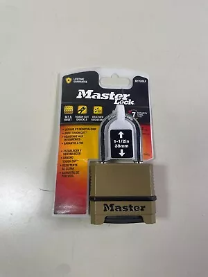 Master Lock 1-1/2" Combination Padlock M175XDLF - Image 1 of 4