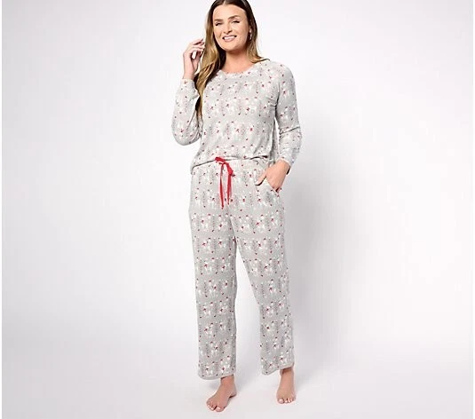 Juego de pijama MUK LUKS X Jen Coffey regular Holly Jolly ciervo rampante, 1X A625558 Foto 1 de 1