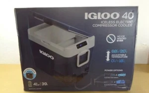 Enfriador compresor eléctrico Igloo ICF40 41QT sin hielo con cubierta protectora - Imagen 1 de 8