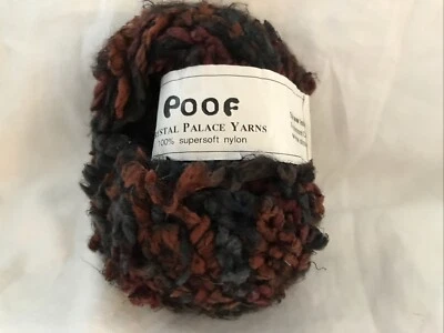 1 Skein Crystal Palace Poof 9377 Eyelash Yarn Supersoft  100% Nylon 50g 47 Yards - Image 1 of 2