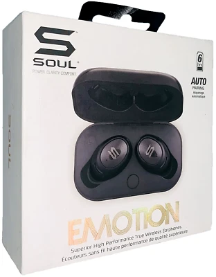 Настоящие беспроводные наушники-вкладыши Soul Electronics Emotion Superior высокая производительность черные U - Изображение 1 из 4