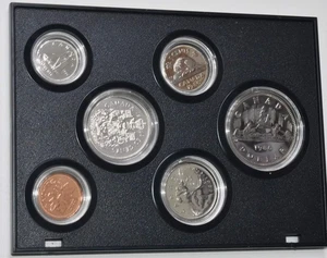 Juego de 6 monedas de prueba de la Casa de la Moneda Real Canadiense de Canadá 1986 - Imagen 1 de 4