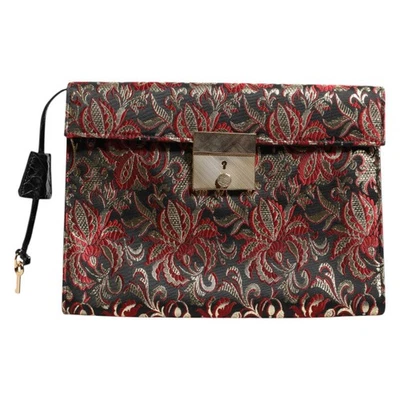 Bolso DOLCE & GABBANA Multicolor Jacquard Floral Documento Maletín Borse 6000usd Foto 1 de 4