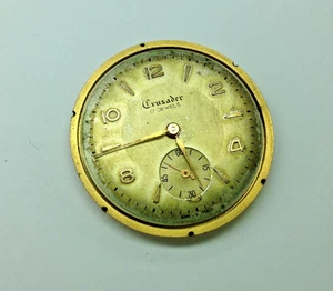 CROCIATO cal. 1428.S Orologio Meccanico Movimento, Quadrante e Lancette - FUNZIONANTE - Foto 1 di 4