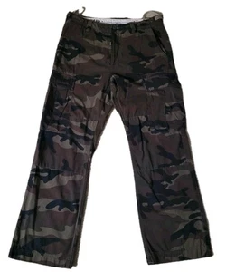 Vintage Gap Camouflage Cargohose Herren 36 x 32 Baggy weites Bein Fallschirmjäger Y2K Skater - Bild 1 von 15