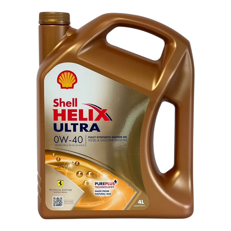4 Liter Shell Helix Ultra 0W-40 Motoröl 0W40 MB 229.5 VW 502 00 505 00 Fiat - Bild 1 von 1