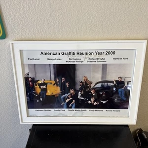 American Graffiti Signed Reunion Picture - Framed - Picture 1 of 9