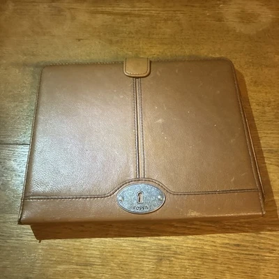 Funda de cuero fósil para iPad Foto 1 de 4