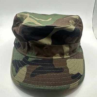 Gorra del Ejército Ajustada 7 1/4 Gorra Clima Caliente Bosque Camuflaje Caza Para Hombres Foto 1 de 4