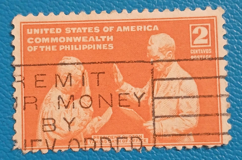 Filipinas... Administración de Estados Unidos... 1940... Presidente Quezan Foto 1 de 1