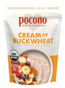 Pocono Cereal Cream Buckwheat Organic Gluten Free, 13 oz - Picture 1 of 2