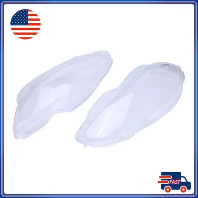 Par de cubiertas de lente de faros delanteros transparentes para Jaguar XJ XJL 2010-2019 Foto 1 de 4