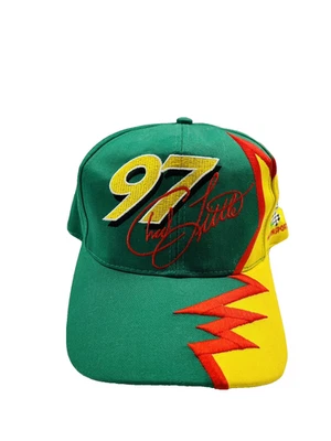 Gorra John Deere NASCAR 97 Chad Little Ball Gorra Ajustable Talla Única Verde/Amarillo Foto 1 de 4