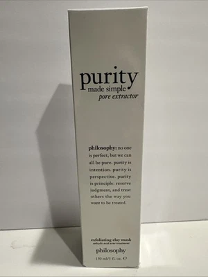 Máscara de arcilla exfoliante extractor de poros simple Philosophy Purity Made 5 fl oz Foto 1 de 4