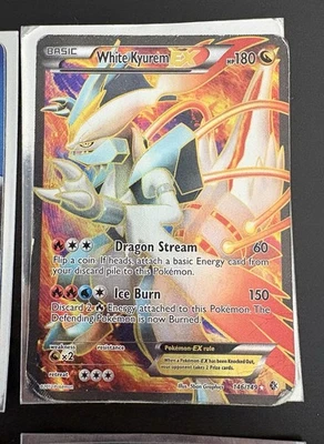 Pokemon TCG White Kyurem EX Full Art Holo Card Boundaries Crossed 146/149 - Image 1 of 2