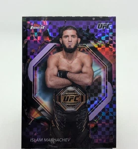 2024 Topps Finest Islam Makhachev Purple Checkerboard #293 1/75 | LIGHTWEIGHT  - Picture 1 of 2