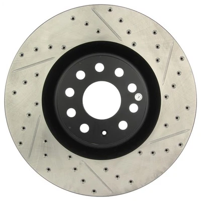 StopTech 127.33112L Front Left Drilled Brake Rotor for 08-13 Audi S3 / 09-11 CC - Image 1 of 4