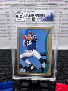 1998 Topps ~ Peyton Manning ~ RC Rookie Card ~ HGA 9 Mint - Picture 1 of 2