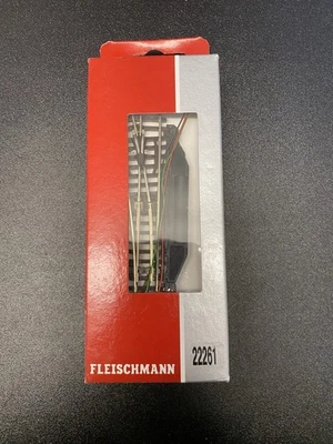 Fleischmann senza massicciata 22261 scambio elettrico sinistro scala N - Immagine 1 di 2