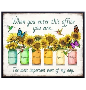 Inspirational Office Wall Art & Decor - Motivational Posters - Positive 8x10 - Picture 1 of 6