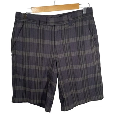 Pantalones Cortos Patagonia Thrift Para Hombre Talla 30 Gris A Cuadros Ligeros Bolsillos Seersucker Foto 1 de 4