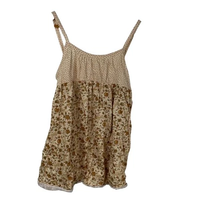 Xhilaration Women's Empire Waist Milkmaid Floral Boho 90's Tie Back Top Size XL - Image 1 of 4