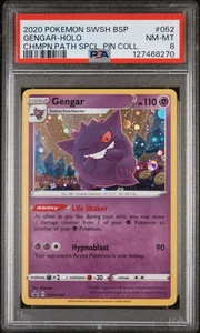 Pokemon Gengar Black Star Promo SWSH052 PSA 8 - Picture 1 of 2