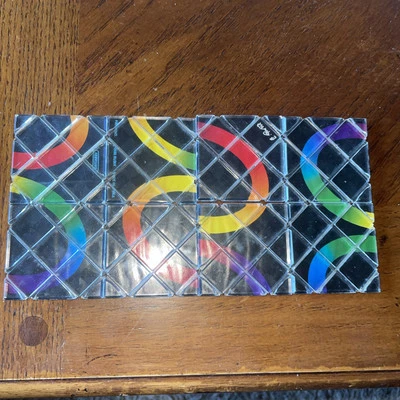 Vintage 1986 Rubik's Magic Puzzle Link The Rings Matchbox Brainteasers - Image 1 of 4