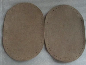Vintage 1970's Dritz Suede Leather Elbow Jacket Coat Sweater Patches - Picture 1 of 4