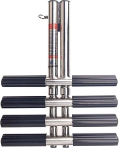 Diving Ladder 4 Step Stainless Steel Boat Marine Sport Heavy Duty Telescoping - Picture 1 of 8