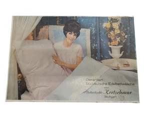 Vintage Mako Brokat Süddeutsche Damast Edel Bettwäsche Set Gestickte Bettlaken - Bild 1 von 5