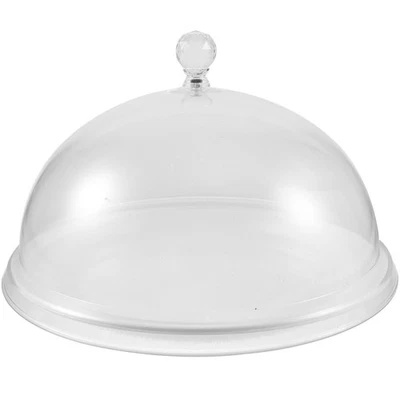 Cake Display Stand with Dome Clear Cake Tray Plastic Plate for Wedding Desserts - image 1 of 4