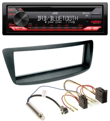 JVC CD DAB USB Bluetooth MP3 Autoradio für Peugeot 107 Citroen C1 Phantomeinspei - Bild 1 von 4