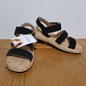 Hush Puppies Skye Sandal Black Size UK 8 - Picture 1 of 8