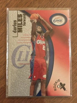 2000-01 Skybox E-X Darius Miles Rookie RC Cippers /1000 - Image 1 of 2