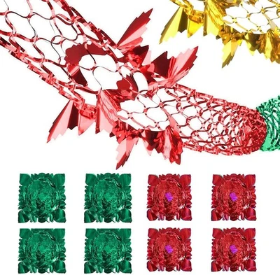 8Pcs Christmas Ceiling Decorations,Christmas Hanging Decorations 9Ft Ch/Ristmas  - Image 1 of 4