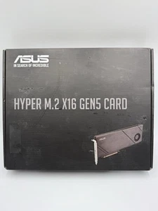 ASUS Hyper M.2 x16 Gen5 Karte (PCIe 5.0/4.0) unterstützt vier NVMe M.2 - Bild 1 von 10