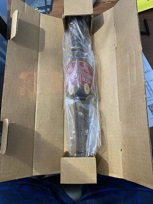 NOS Old Milwaukee Beer 13.5"-  Tri-Side Wood Tap Handle Vintage 3-sided NEW - Image 1 of 4