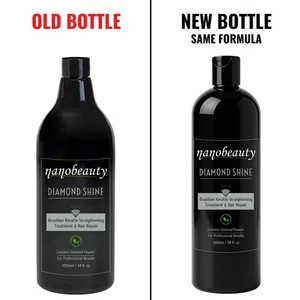 Brazilian Keratin Treatment Hair Straightening Nanobeauty Diamond Shine 1 litre - Picture 1 of 10