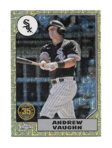Actualización Topps 2022 Andrew Vaughn paquete plateado 1987 cromo Mogo - White Sox - - Imagen 1 de 1
