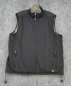 Izod PerformX Reversible Vest Men’s L Black Tan Pockets Outdoor Classic - Picture 1 of 11