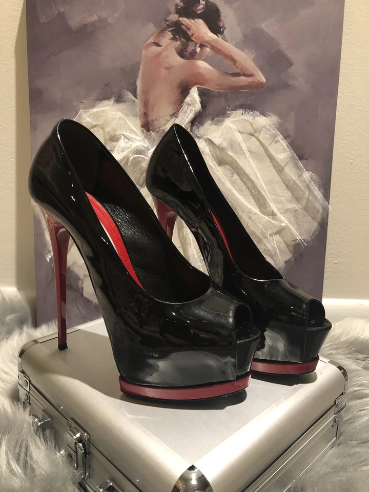  Zapatos de salón Gianmarco Lorenzi colección verano cuero patena plataforma italiana 36,5 Foto 1 de 4