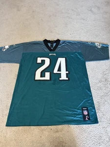 NWT AUTHENTIC NNAMDI ASOMUGHA PHILADELPHIA EAGLES ON FIELD REEBOK Sz XL (13-D) - Picture 1 of 4