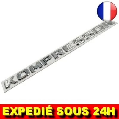 ✅ 3D LOGO KOMPRESSOR Emblème Autocollant Mercedes Benz SLK CLK SL CLS ML GL Auto