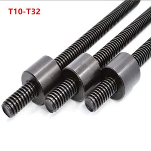 T10-T32 Trapezoidal Right-Hand Threaded Rod Lead Screw or Nut,sell individually - Picture 1 of 6