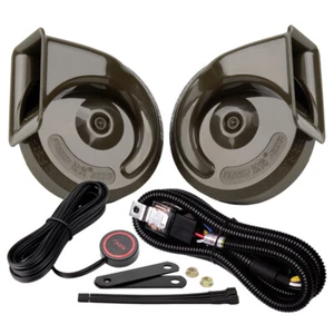 FARBIN 12V Car Horn Loud Electric Snail Horn Kit with Relay Harness and Button - Picture 1 of 11