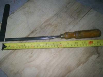 VINTAGE COLLECTABLE STORMONT 1/2" PARING CHISEL,BEVEL EDGED REGROUND,LOVELLY.. - Image 1 of 4