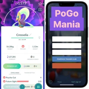 Shiny Cresselia✨LVL@20✨mini PTC 20k✨(read description) - Picture 1 of 1